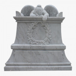 Скульптура из мрамора S_31 Ангел печали